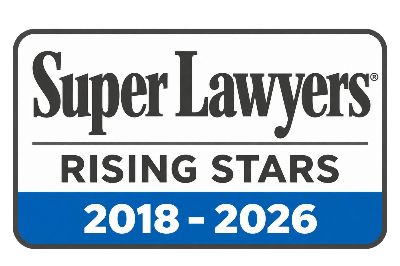 Super Lawyers Rising Stars 2018-2026